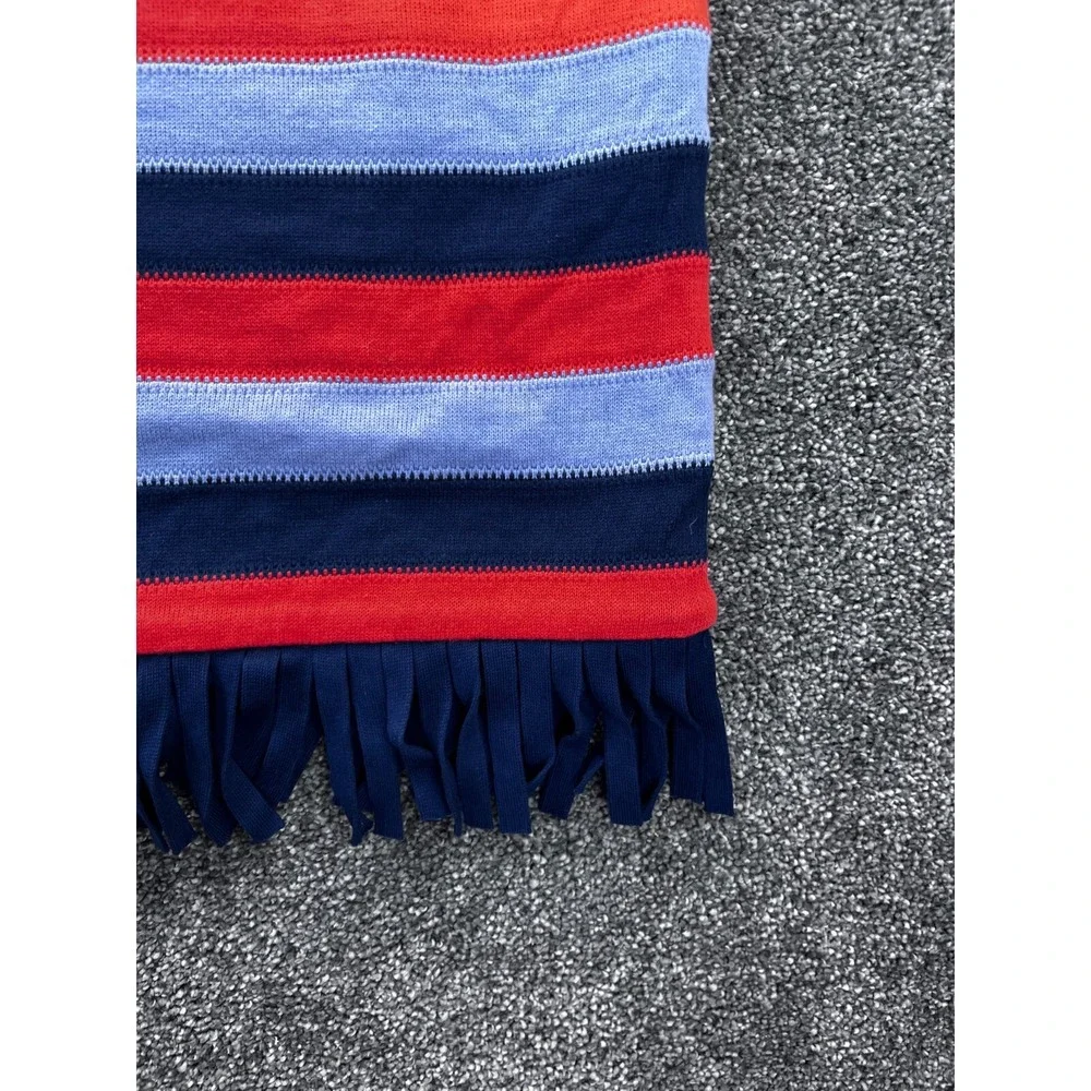 TORY BURCH Dress sz S‎ Ariana Fringed Striped cocktail party casual tank